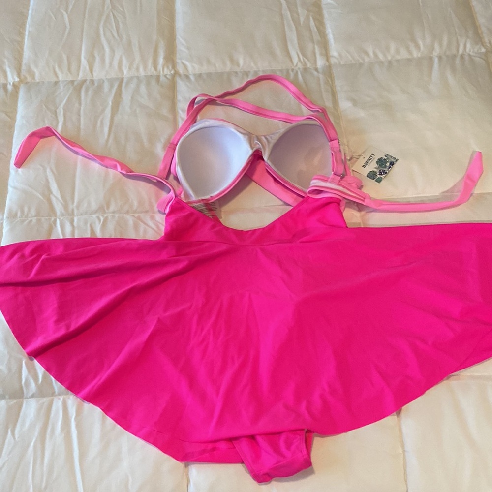 NWT B2prity Women Cutout One Piece Skirt Swimsuit size XL - Picture 2 of 11